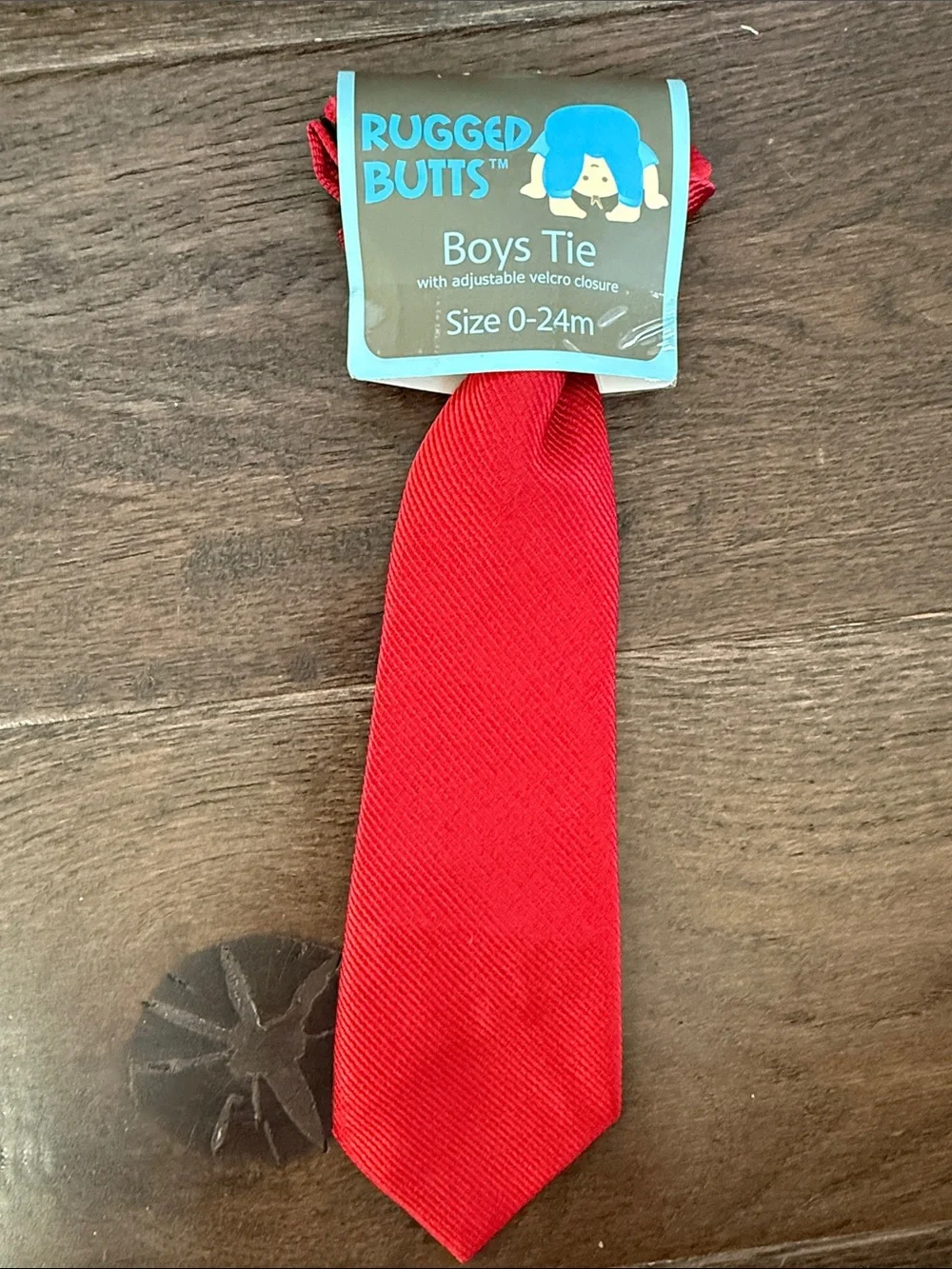 Rugged Butts Red Boys Tie
